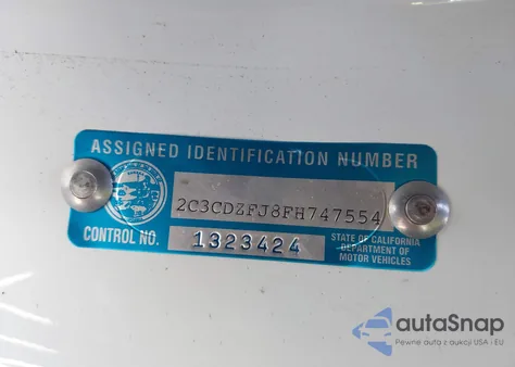 2015 Dodge Challenger R/T Scat Pack from USA, damaged, VIN 2C3CDZFJ8FH747554